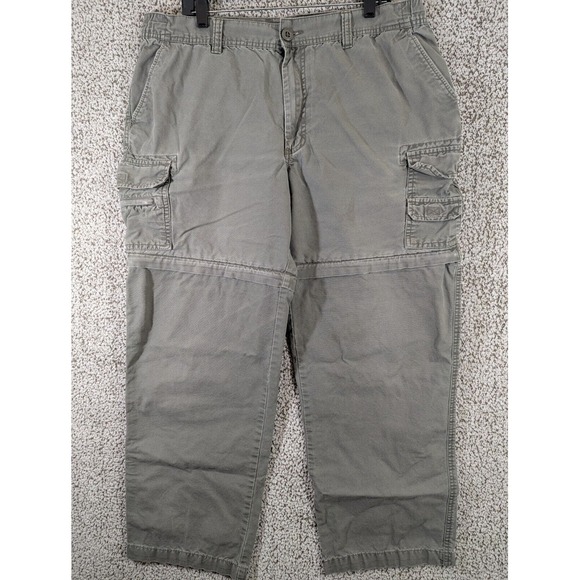 RedHead Convertible Cargo Pants Men's 38x30 (Tag 40x32) Olive Green Fishing Hike - Picture 1 of 9